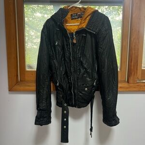 Blue System vintage 90’s women’s black ski jacket size 3 Japan Style Streetwear